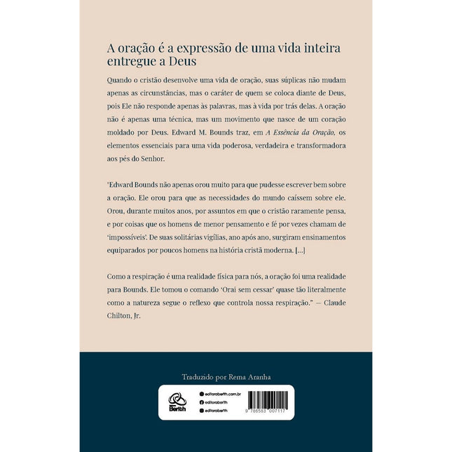 A Essência da Oração | Edward M. Bounds