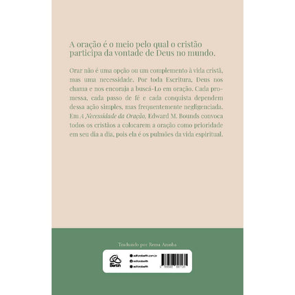 A Necessidade da Oração | Edward M. Bounds