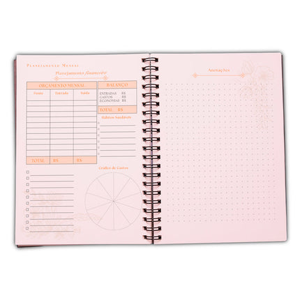 Planner Contando os Meus Dias | Capa Lírio do Vale