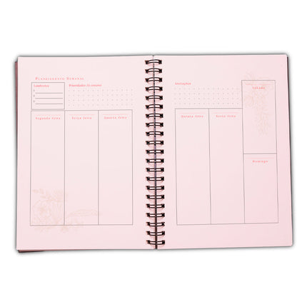 Planner Contando os Meus Dias | Capa Dálias