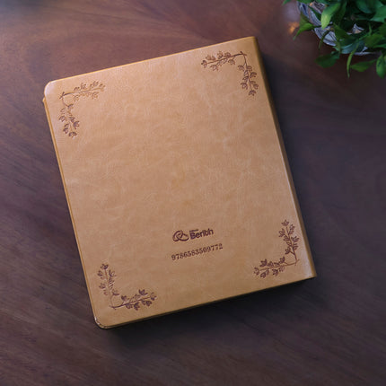 Bíblia Sagrada Leia e Anote Pássaros | NVI | Letra Grande | Capa Luxo Caramelo