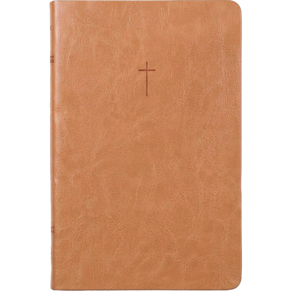 Bíblia Slim NVI | Poder da Cruz | Capa Luxo Caramelo