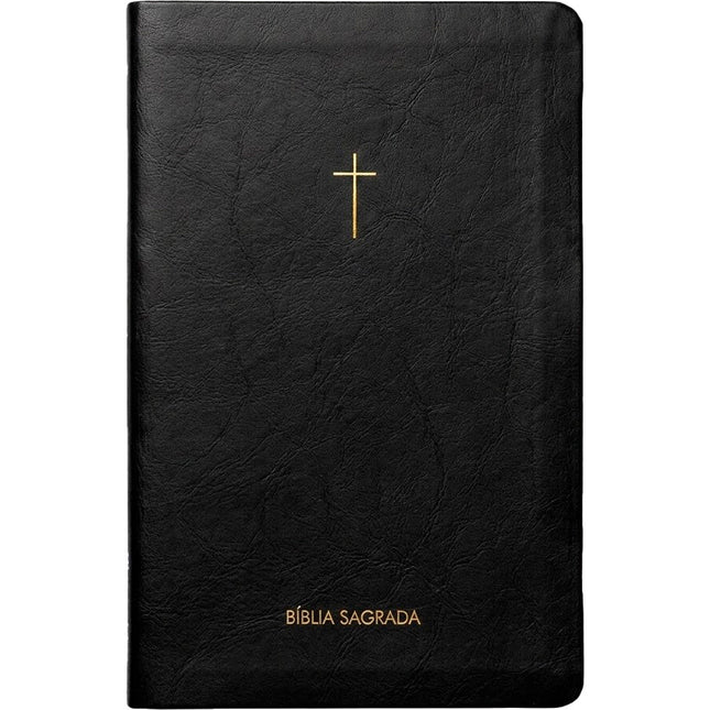 Bíblia Slim NVI | Poder da Cruz | Capa Luxo Preta