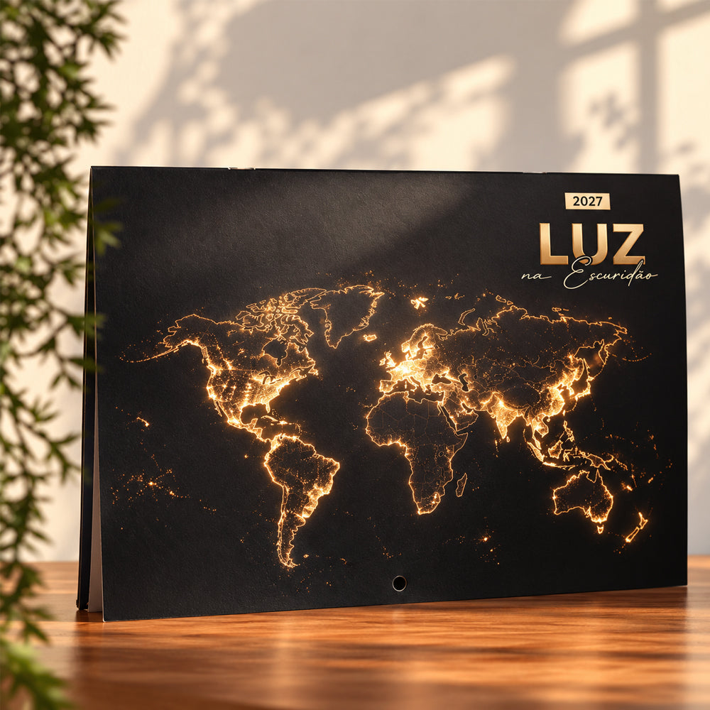 Calendário de Parede 2027 | Luz na Escuridão