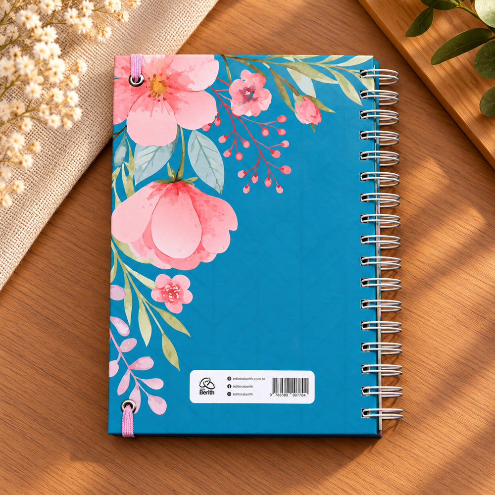 Planner Contando os Meus Dias | Capa Verde Floral